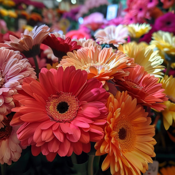 close_up_of_a_bunch_of_Gerbera_flowers_in_a_flower_sho